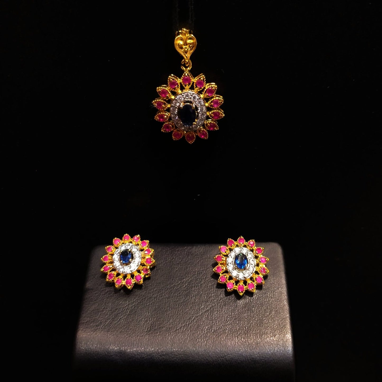 Gold Plated Pendant set