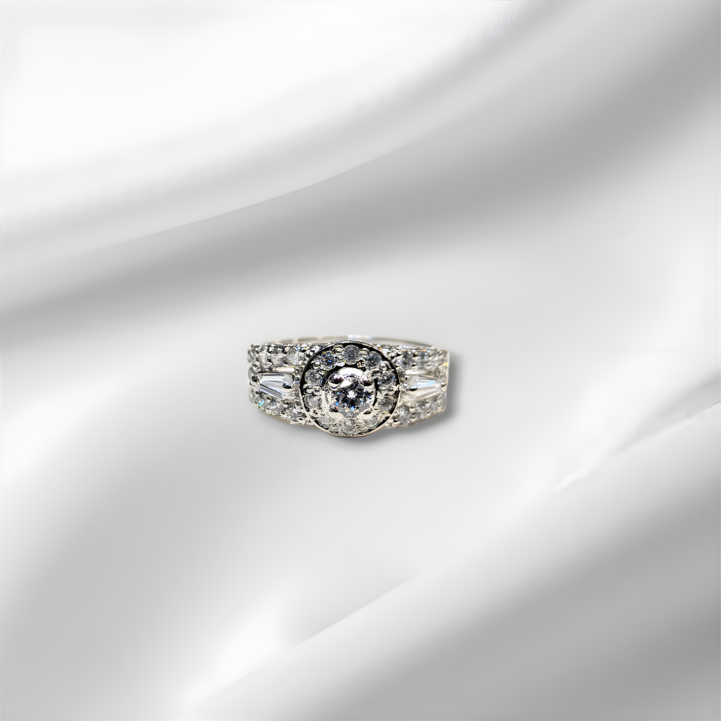 Solitaire Ring Sterling Silver