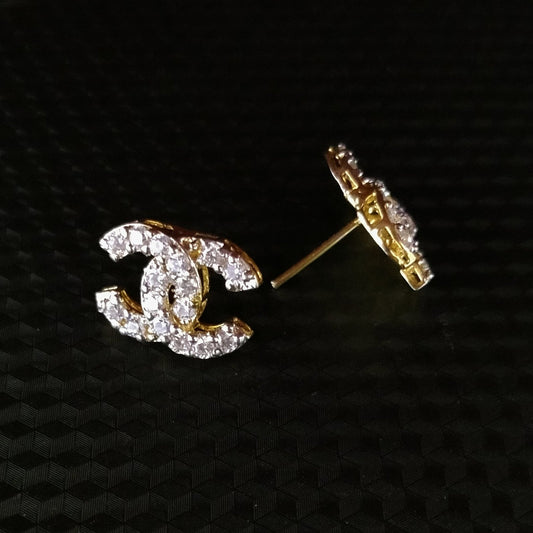 chanel studs Gold Plated (925.Sterling Silver)