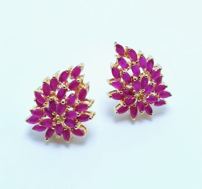 Gold Plated Tops Pair with Chetam. (925 Silver)
