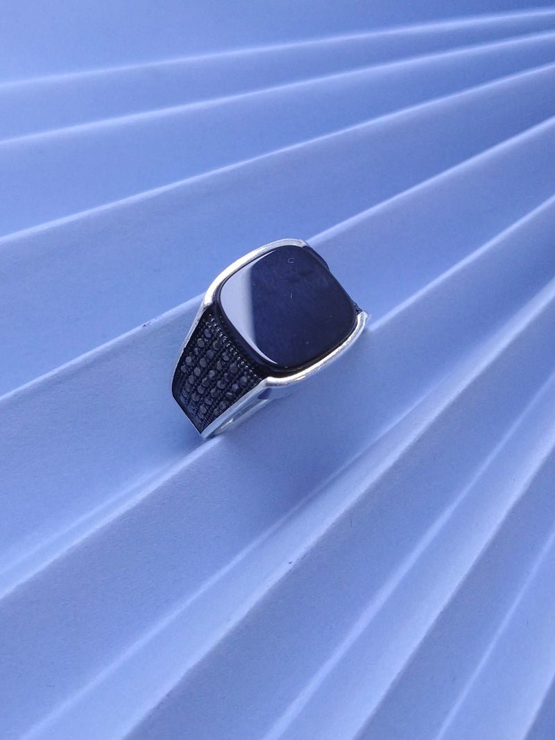 Silver Men"s Ring.(925 Silver)