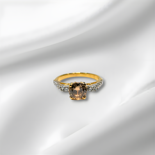 Solitaire Ring Sterling Silver